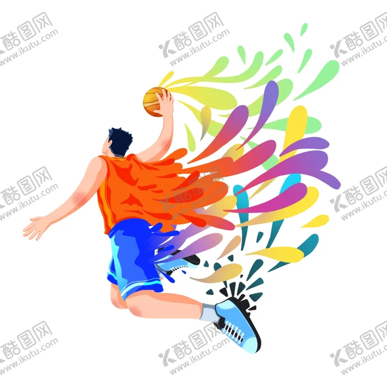 编号：56981902182028481684【酷图网】源文件下载-扣篮投篮运动人物