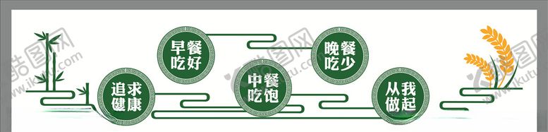 编号：30306205171841099415【酷图网】源文件下载-食堂文化墙