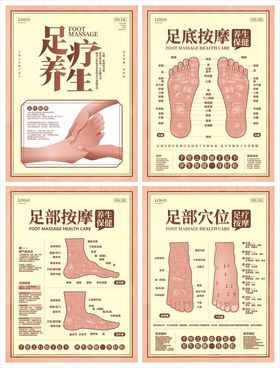足部养生知识宣传海报