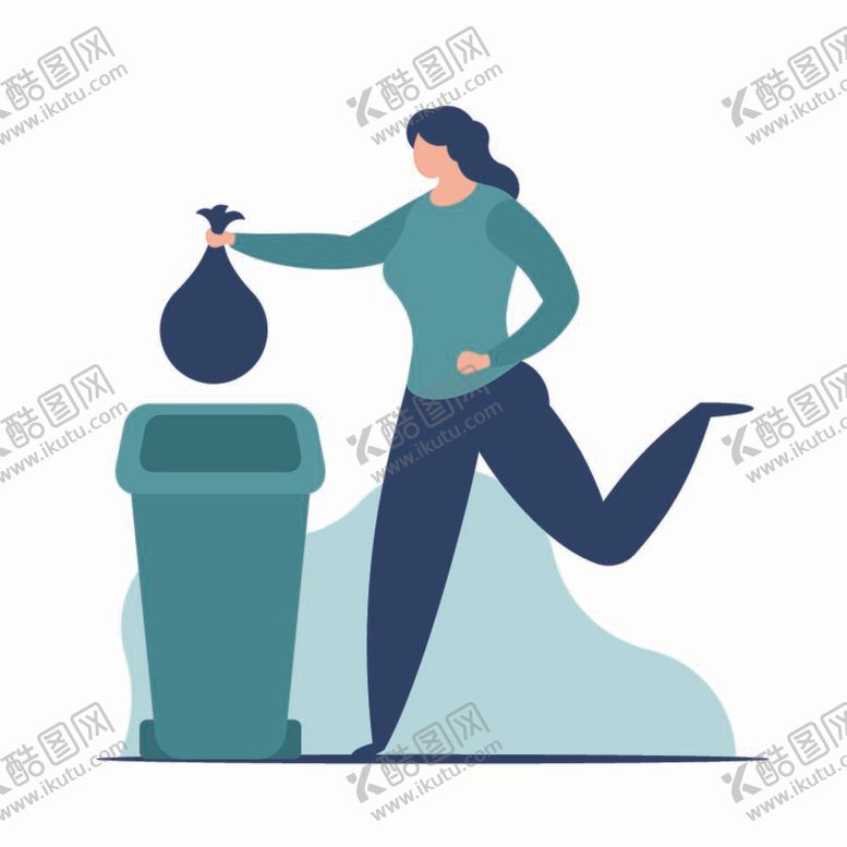 编号：55124212031700464039【酷图网】源文件下载-倒垃圾人物