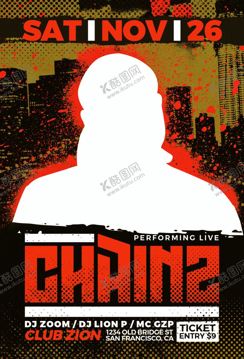 编号：25519109210955159564【酷图网】源文件下载-音乐会海报