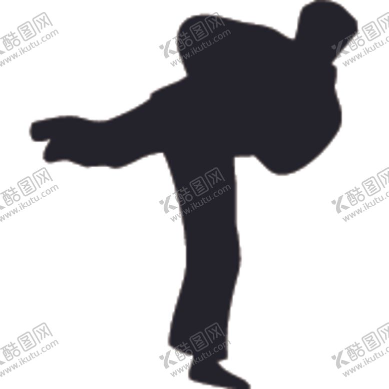 编号：21885605131234402742【酷图网】源文件下载-武术格斗剪影