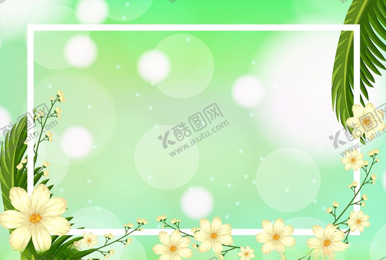 编号：72365809181638121337【酷图网】源文件下载-花卉边框