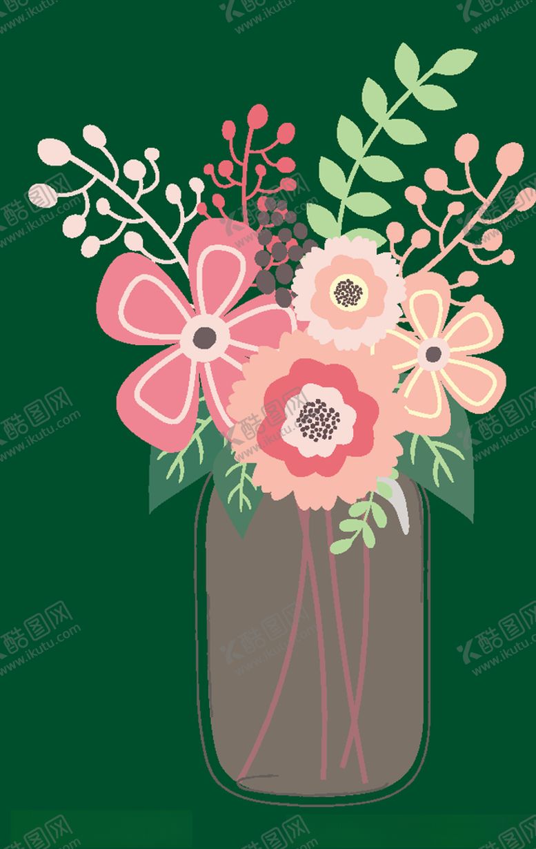 编号：26539109291359395409【酷图网】源文件下载-矢量花朵