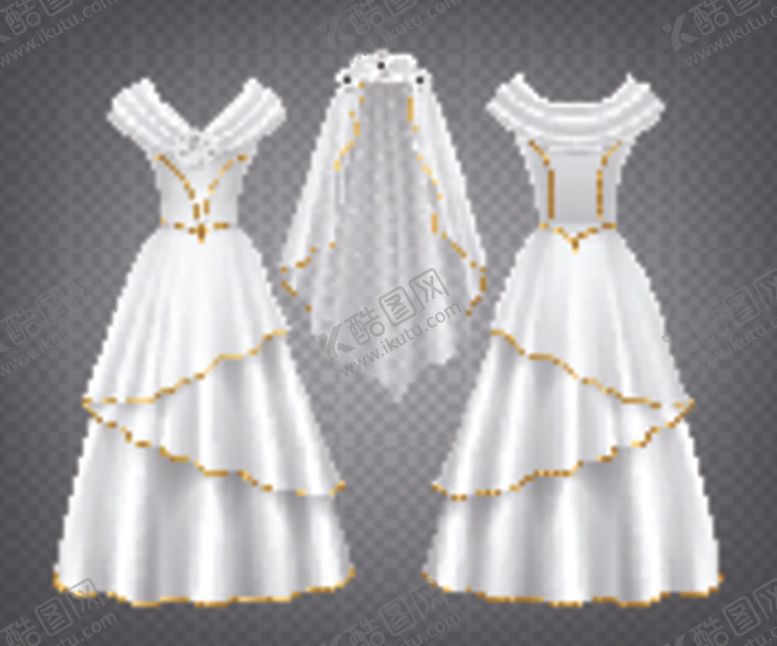 编号：28587809251045495966【酷图网】源文件下载-婚纱