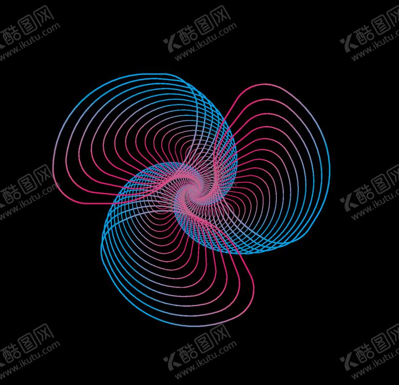 编号：46842305020324263972【酷图网】源文件下载-螺旋简约海报素材