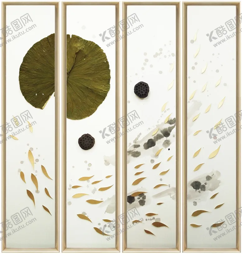 编号：72331006252048322177【酷图网】源文件下载-新中式禅意装饰画