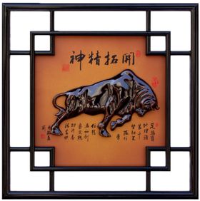 新中式风格家具挂画灯具PSD分