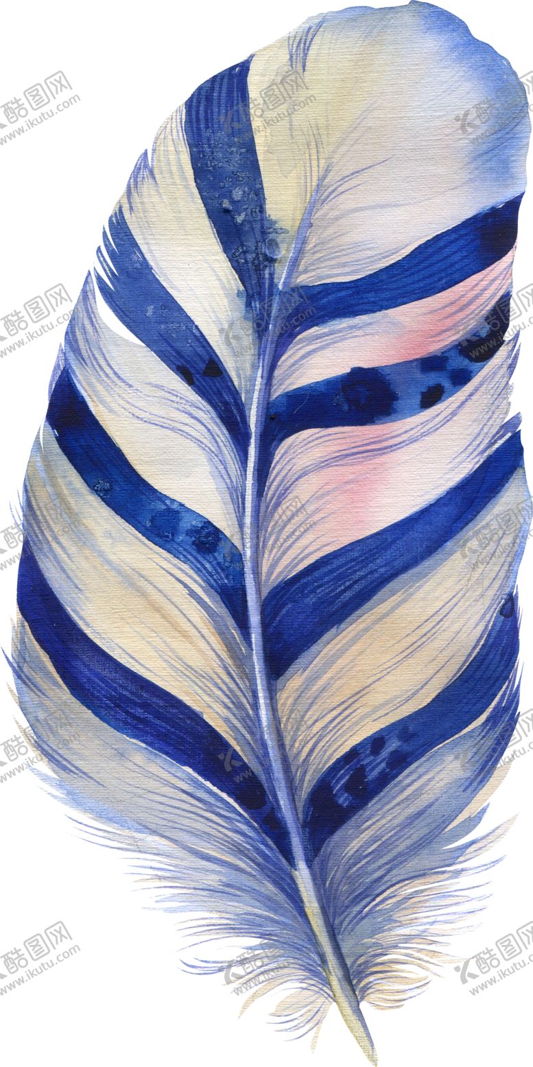 编号：35669509101628171252【酷图网】源文件下载-水彩创意羽毛图案
