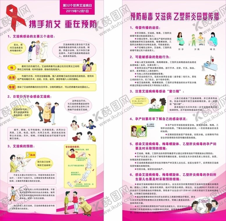 编号：64130610302214103981【酷图网】源文件下载-艾滋病展架