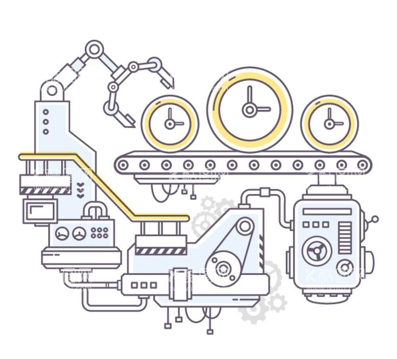 编号：72550211280126161074【酷图网】源文件下载-创意机械手臂