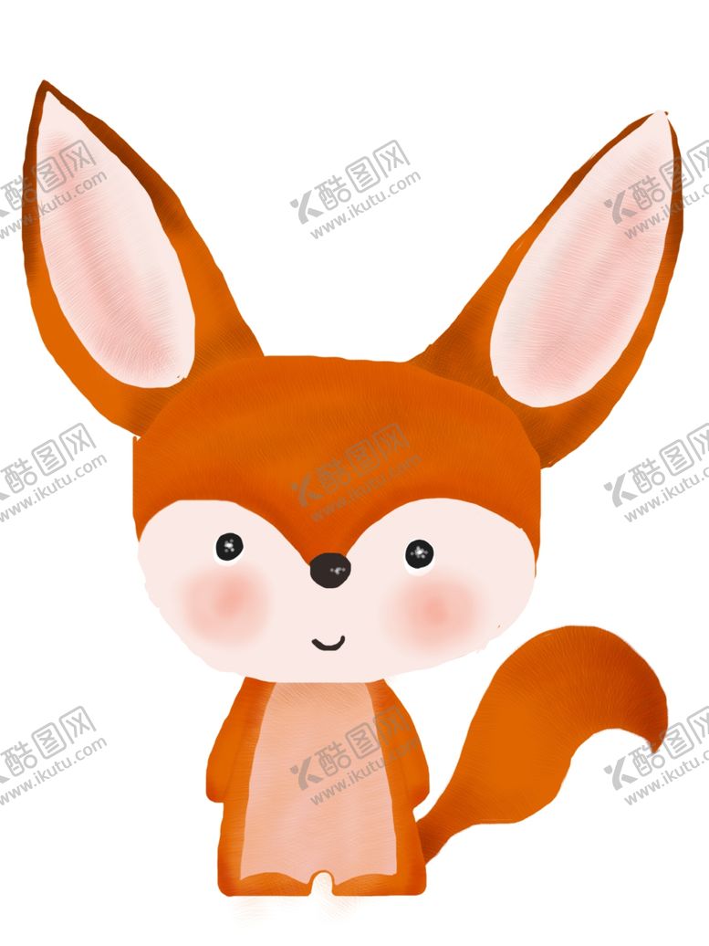 编号：79046609231319529746【酷图网】源文件下载-手绘可爱的狐狸