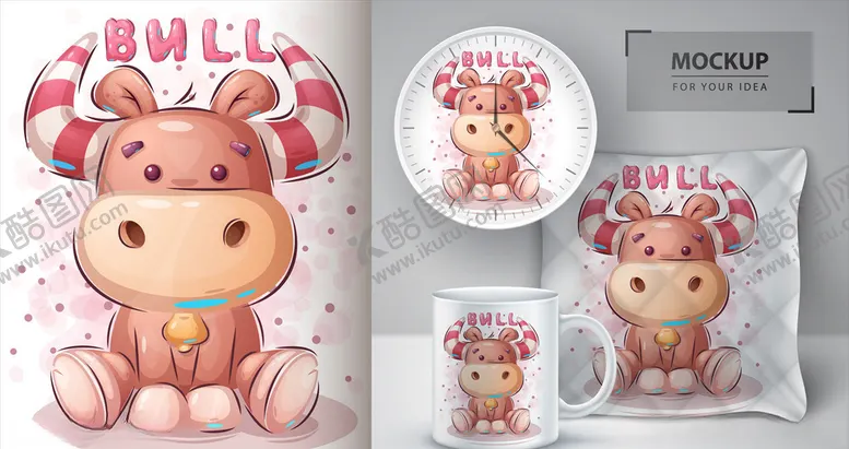 编号：68419710132211076887【酷图网】源文件下载-卡通印花