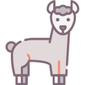 简笔动物矢量插画