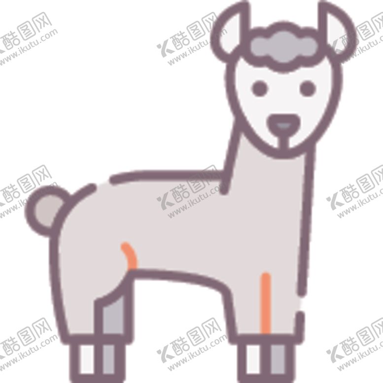 编号：68261910211218076849【酷图网】源文件下载-简笔动物矢量插画