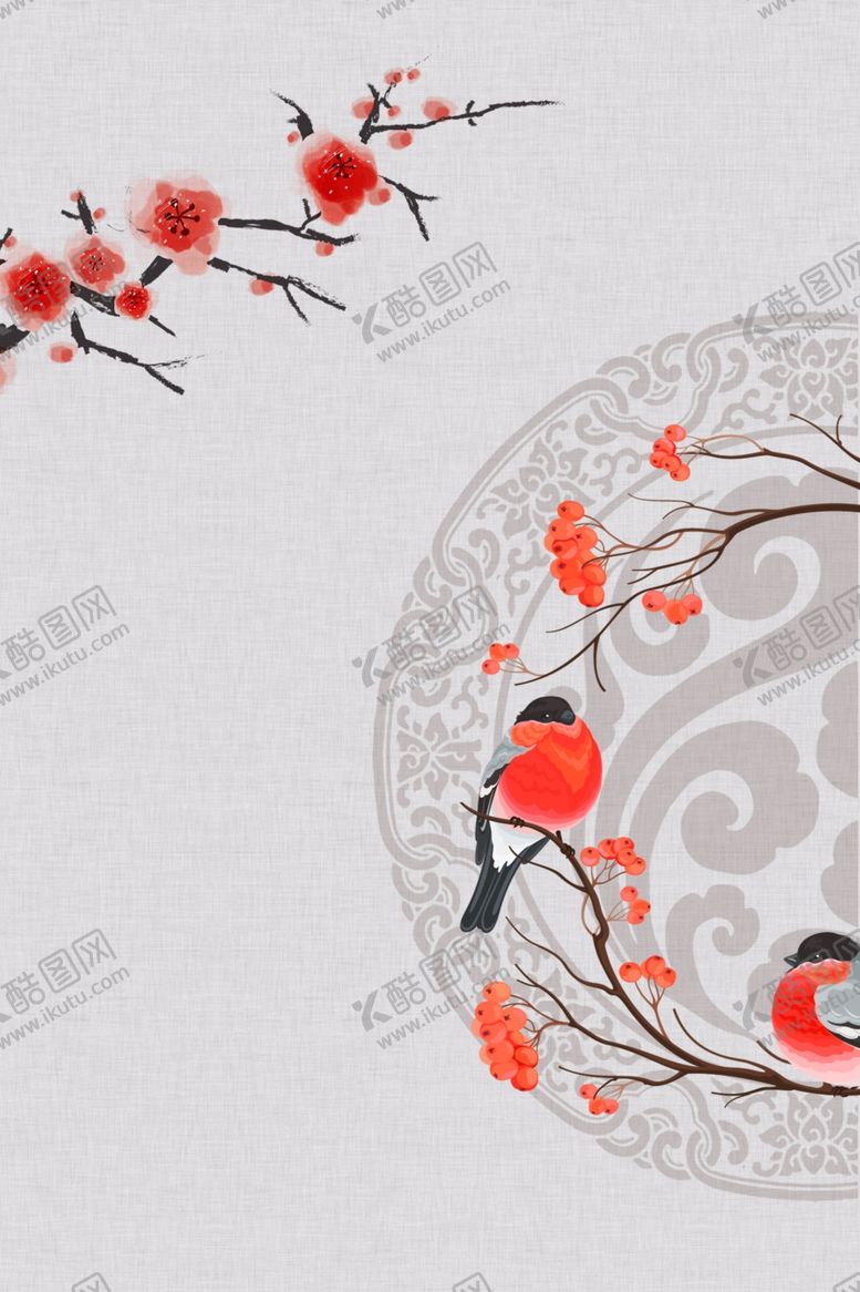 编号：65462305060109241026【酷图网】源文件下载-中国风水墨喜庆背景图片