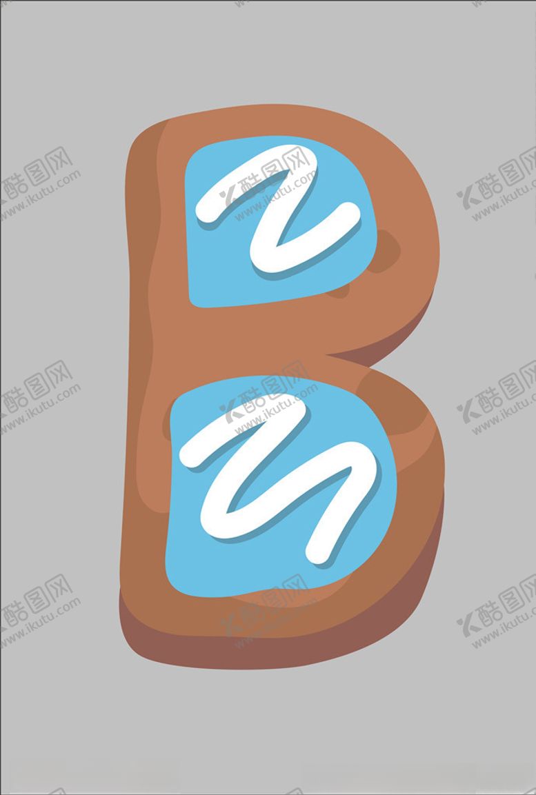 编号：39273207130526156765【酷图网】源文件下载-饼干字母