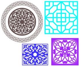 雕刻花纹镂空花纹
