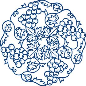 青花瓷图案陶纹海报素材陶鸟