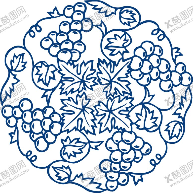 编号：54110505011145525123【酷图网】源文件下载-青花瓷图案
