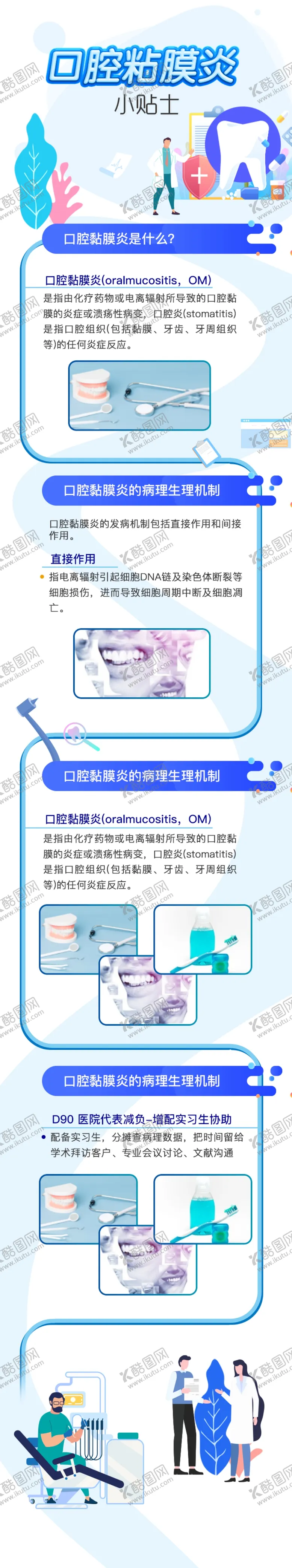 编号：41709703300407137978【酷图网】源文件下载-口腔健康长图文