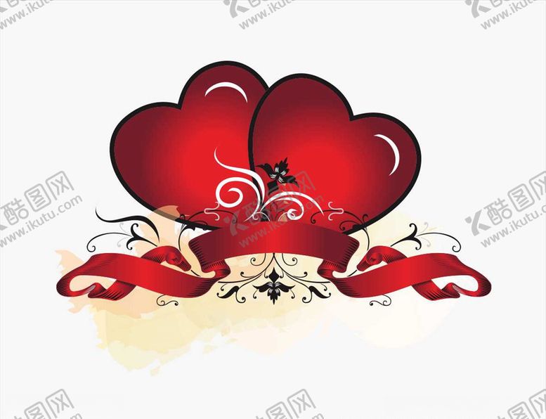 编号：95707809291034568229【酷图网】源文件下载-矢量心形