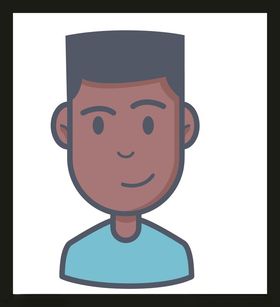 手绘男人男孩卡通动画卡通动画