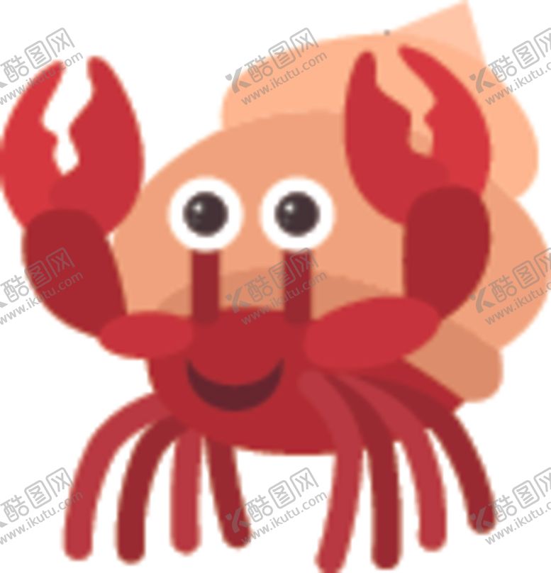 编号：59838005190200083037【酷图网】源文件下载-寄居蟹