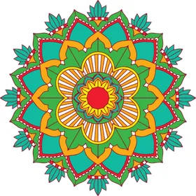 彩色复古花纹背景欧式背景png