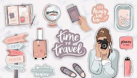 云南悠时光蓝色旅游海报