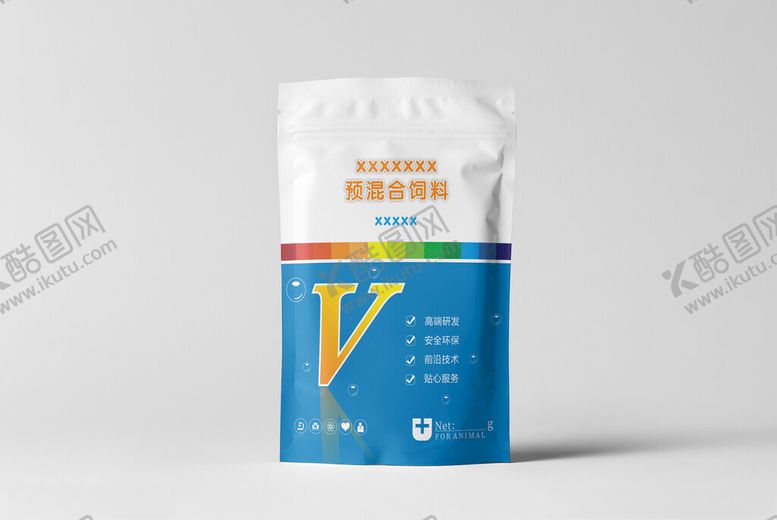 编号：83853802181832028880【酷图网】源文件下载-兽药包装袋平面图可修改
