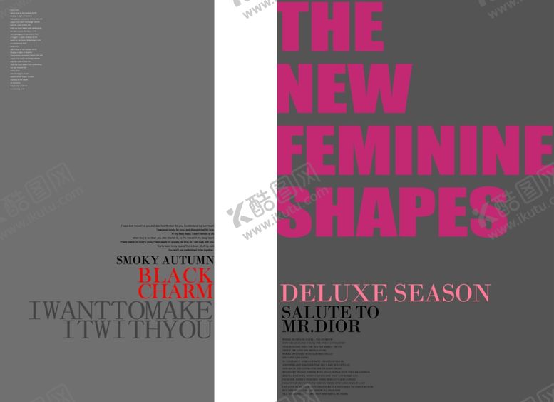 编号：90217509121840047350【酷图网】源文件下载-欧美时尚杂志风格相册PSD模板