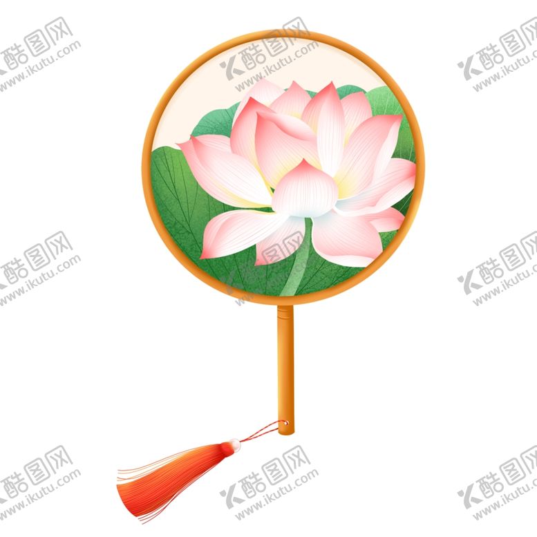 编号：50186506270646312260【酷图网】源文件下载-扇子国风古风插画卡通背景素材