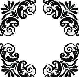 欧式花纹图案