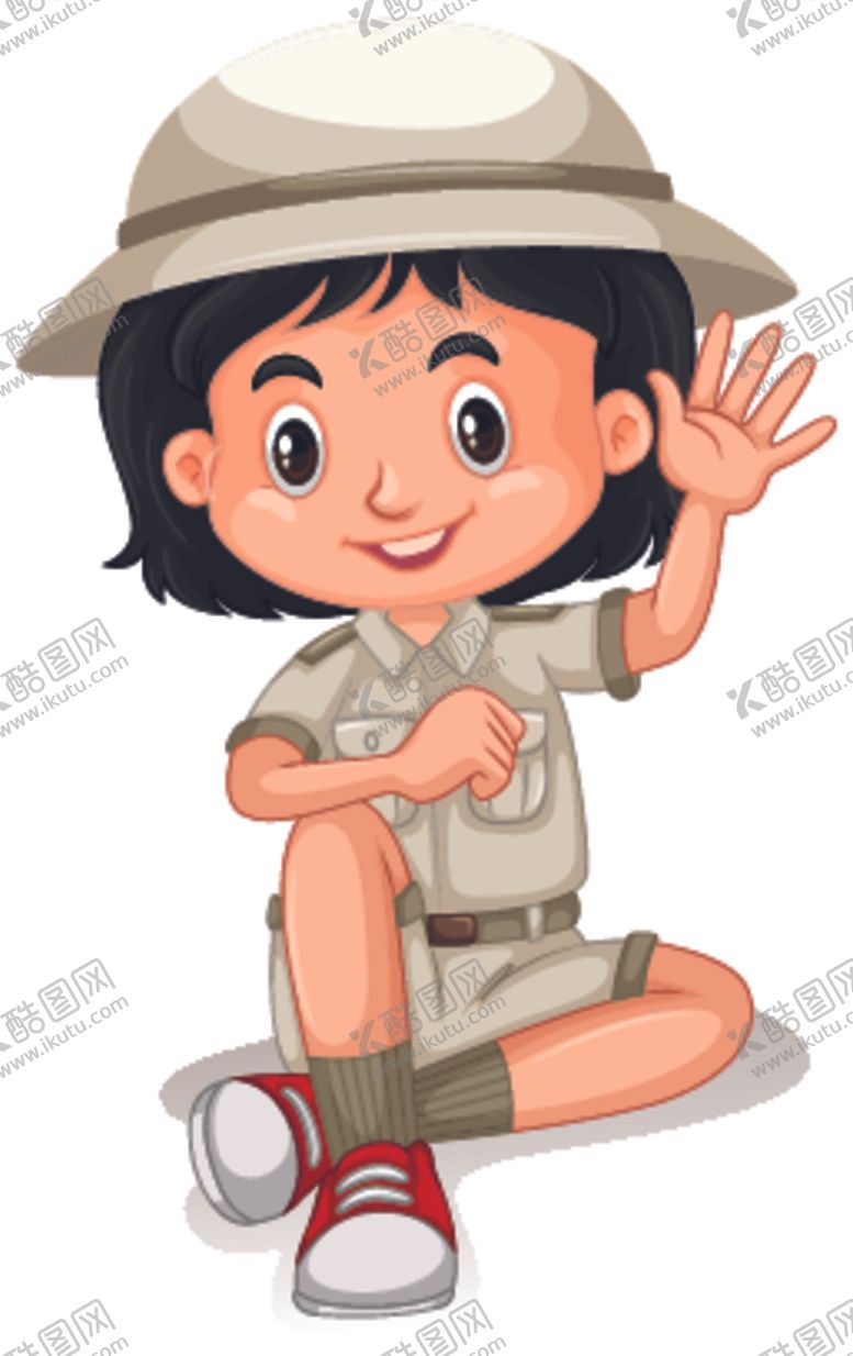 编号：72676910291654481795【酷图网】源文件下载-卡通野营儿童