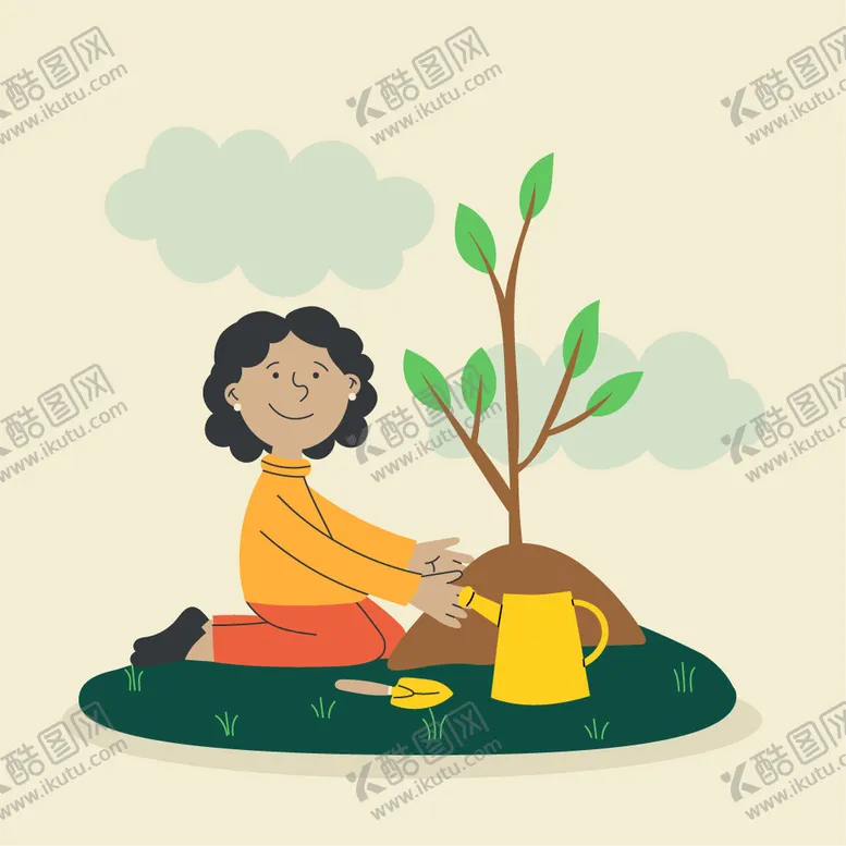 编号：79180610080134182465【酷图网】源文件下载-栽种树木