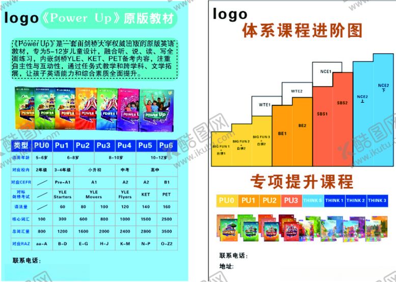 编号：61198410260040521105【酷图网】源文件下载-早教课程收费及介绍图表