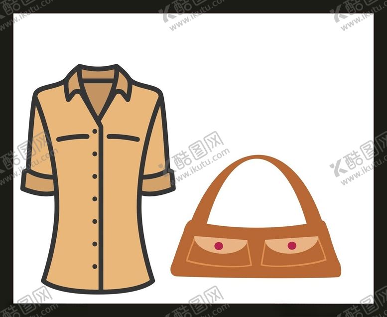 编号：62384301170623021441【酷图网】源文件下载-手绘服装鞋帽