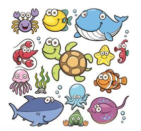 矢量海洋生物