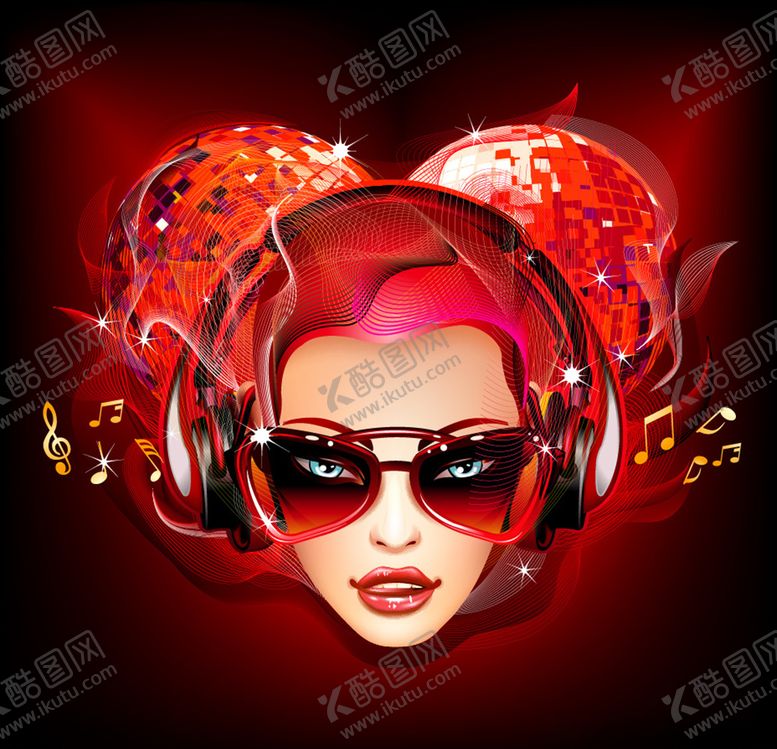 编号：96108710090325178765【酷图网】源文件下载-迪斯科人物