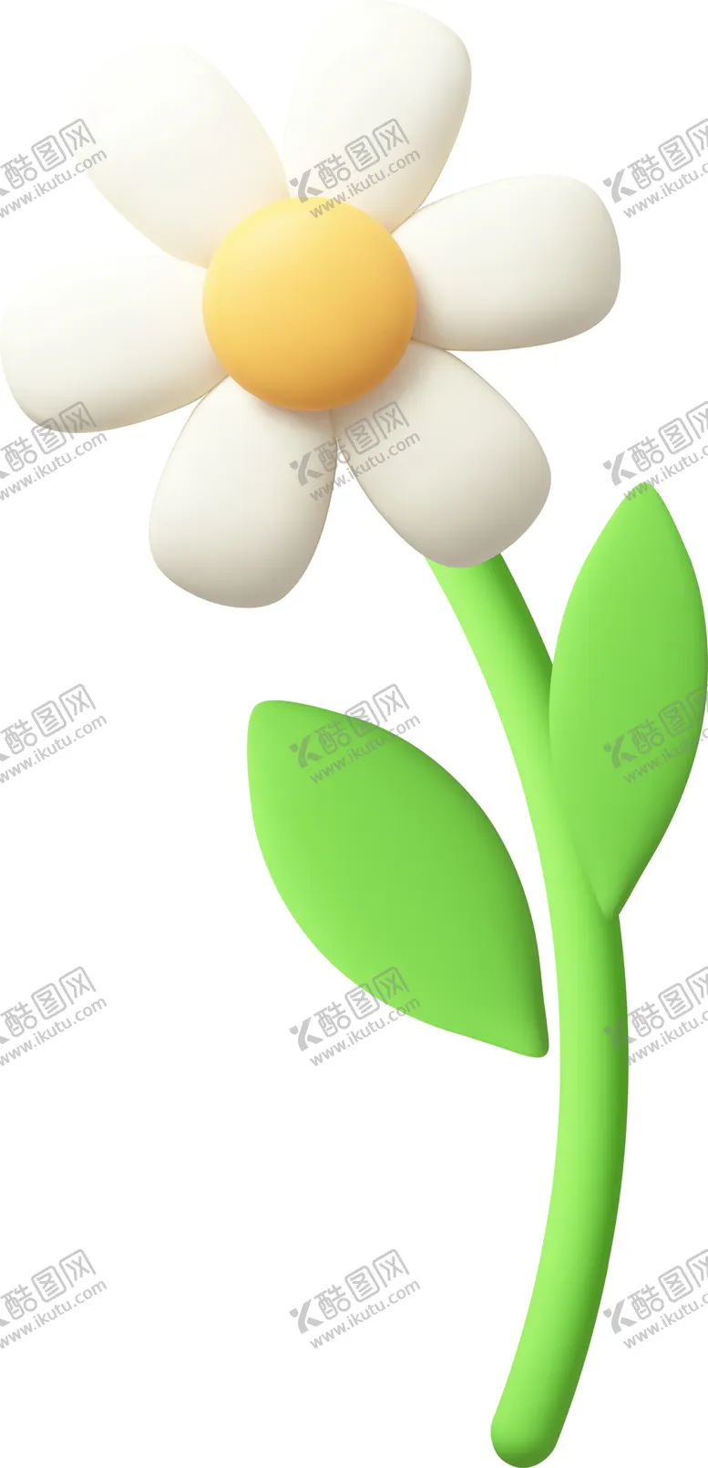 编号：60702612180054524047【酷图网】源文件下载-花朵立体素材