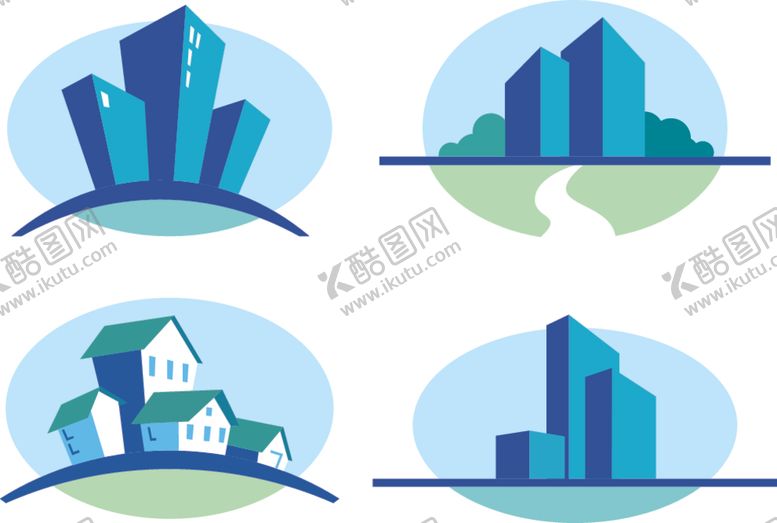 编号：38000210130253183831【酷图网】源文件下载-城市建筑居民楼办公楼房屋