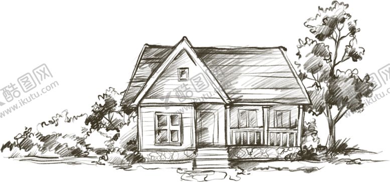 编号：59194509191141287094【酷图网】源文件下载-田园风小屋