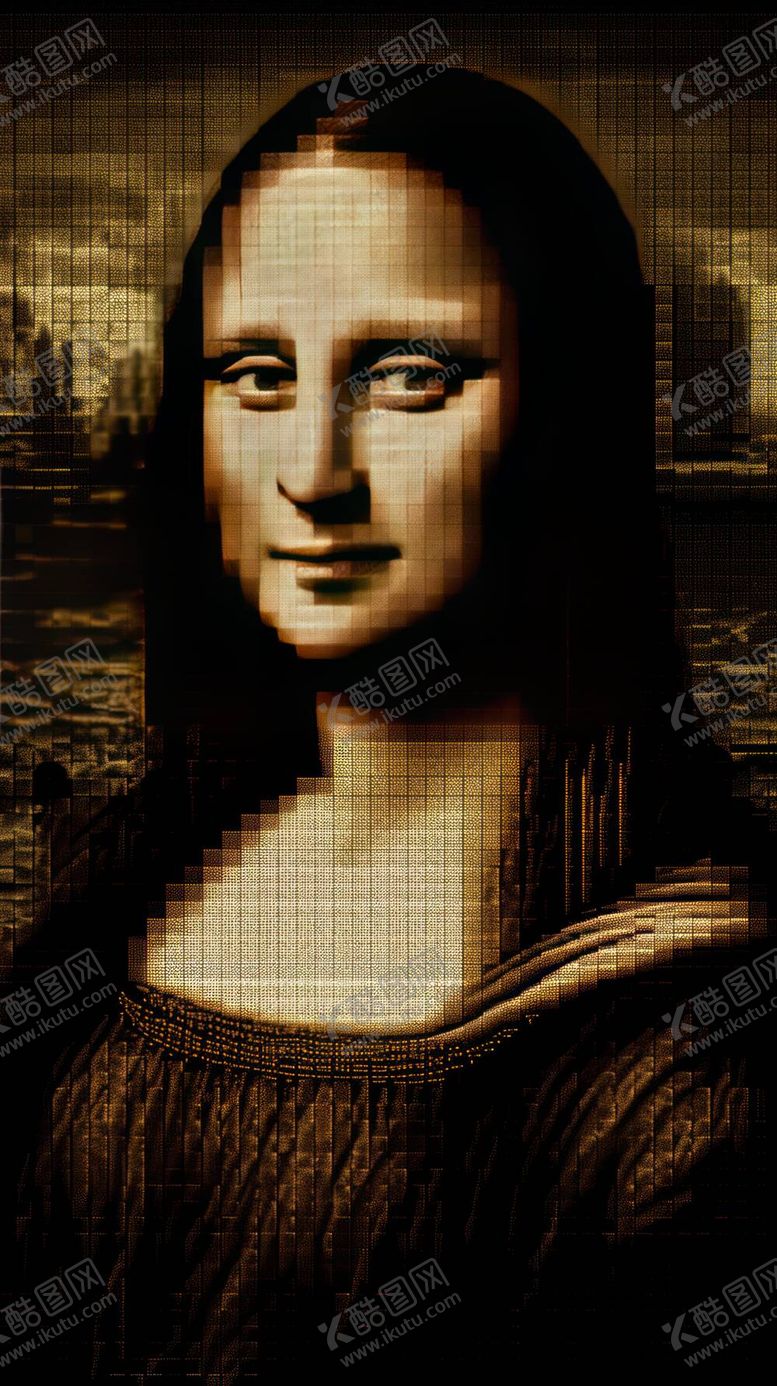 编号：75634910090314544506【酷图网】源文件下载-ASCII码MonaLisa