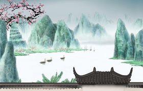 意境水墨山水