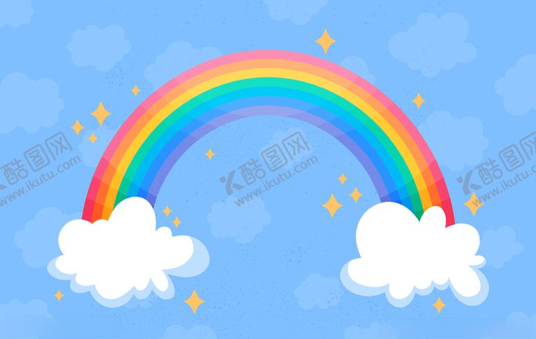 编号：59642307020019305882【酷图网】源文件下载-卡通儿童节精美彩虹桥