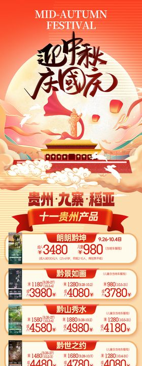 旅游合集长图海报