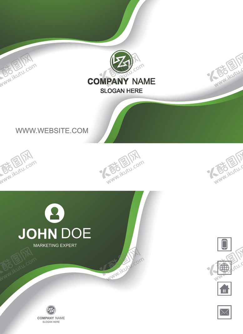 编号：18108209240447544912【酷图网】源文件下载-矢量名片模板