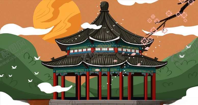 编号：37238005091351528463【酷图网】源文件下载-古风建筑