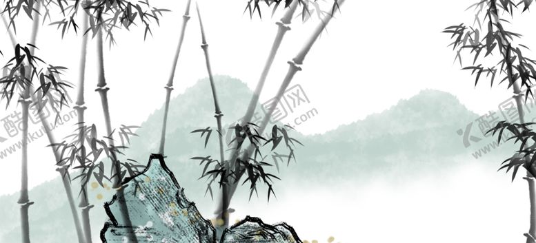 编号：91878506262146518965【酷图网】源文件下载-水墨竹子